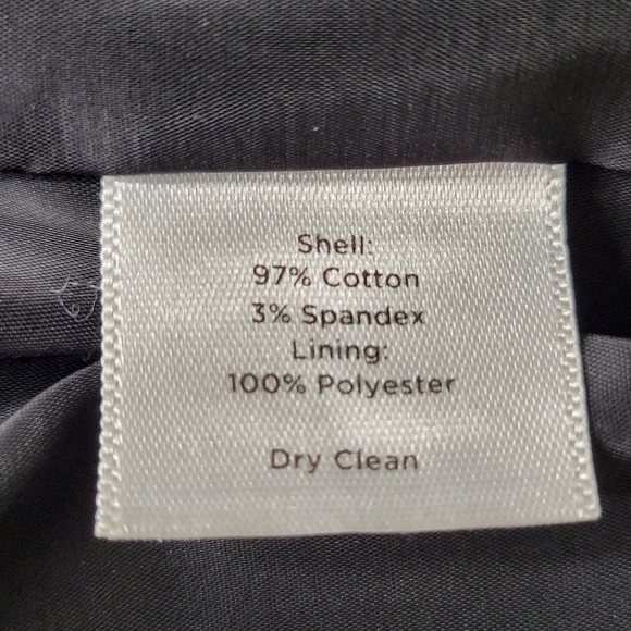 Talbots Skirt Size 10 Black Tan White Animal Print Back Zip Cotton Blend Lined - Picture 5 of 8